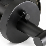 Ivanees Heavy Duty Privacy Leverset in Matte Black Finish with Concealed Screws