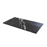 SMC / Solid Surface Shower Base Tray 72" ×  32" - with Side Drain Hole, Drain Cover & Waste