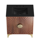 Daylight Freestanding Single Sink Bathroom Vanity with Ceramic Sink Top