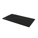 SMC / Solid Surface Shower Base Tray 60" × 32" - with Side Drain Hole, Drain Cover & Waste