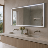 Luna 68'' Polished Edge Back-lit LED Mirror for Bathroom Vanity