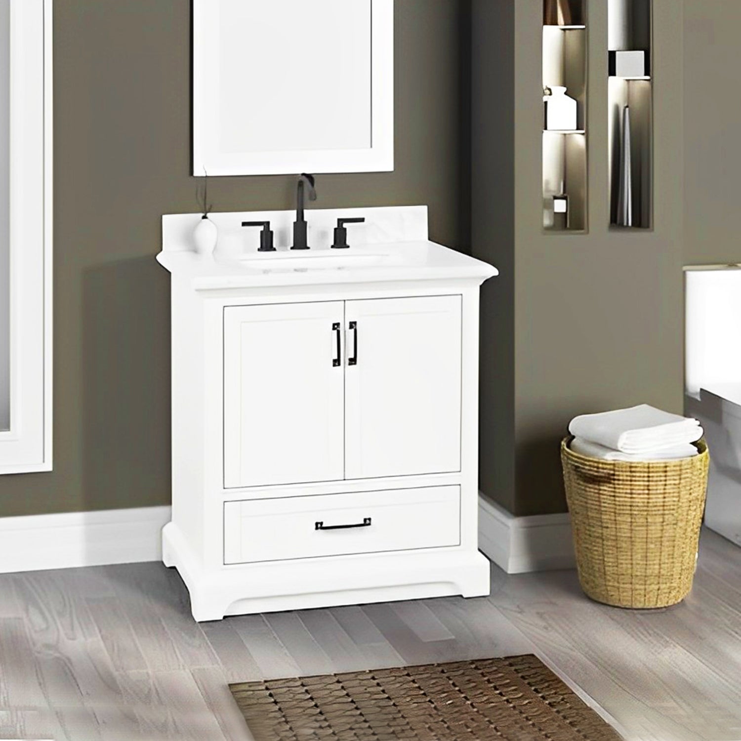 Bathroom Sink Cover for Counter Space. Makeup Mat for Vanity and