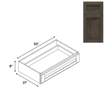 RTA - Havana Ash - Desk Knee Drawer - 30"W x 8"H x 21"D - HAA-DKD3021