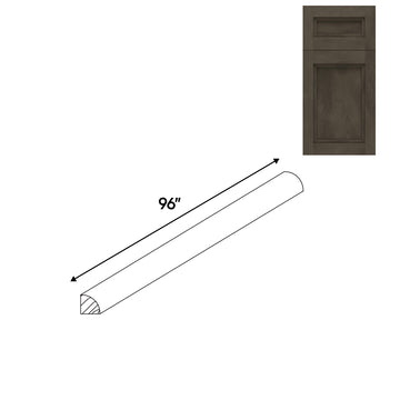 RTA - Havana Ash - 96"L - Quarter Round - 96"W x 0.75"H x 0.75"D - HAA-QR8