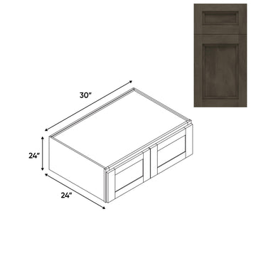 RTA - Havana Ash - Wall High Cabinets with 2 Door - 30