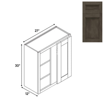 RTA - Havana Ash - Wall Blinder Corner - 1 Door 2 Shelf - 27