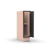 Liberty Shaker Grey - 9 Inch Full Height Single Door Base Cabinet - 09" Width x 34.5" Height x 24" Depth