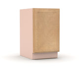 Liberty Shaker Karamel - 21 Inch Full Height Single Door Base Cabinet - 21" Width x 34.5" Height x 24" Depth