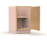 Liberty Shaker Karamel - 21 Inch Full Height Single Door Base Cabinet - 21" Width x 34.5" Height x 24" Depth