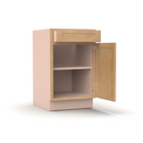 Liberty Shaker Karamel - 21 Inch Single Door Base Cabinet - 21" Width x 34.5" Height x 24" Depth