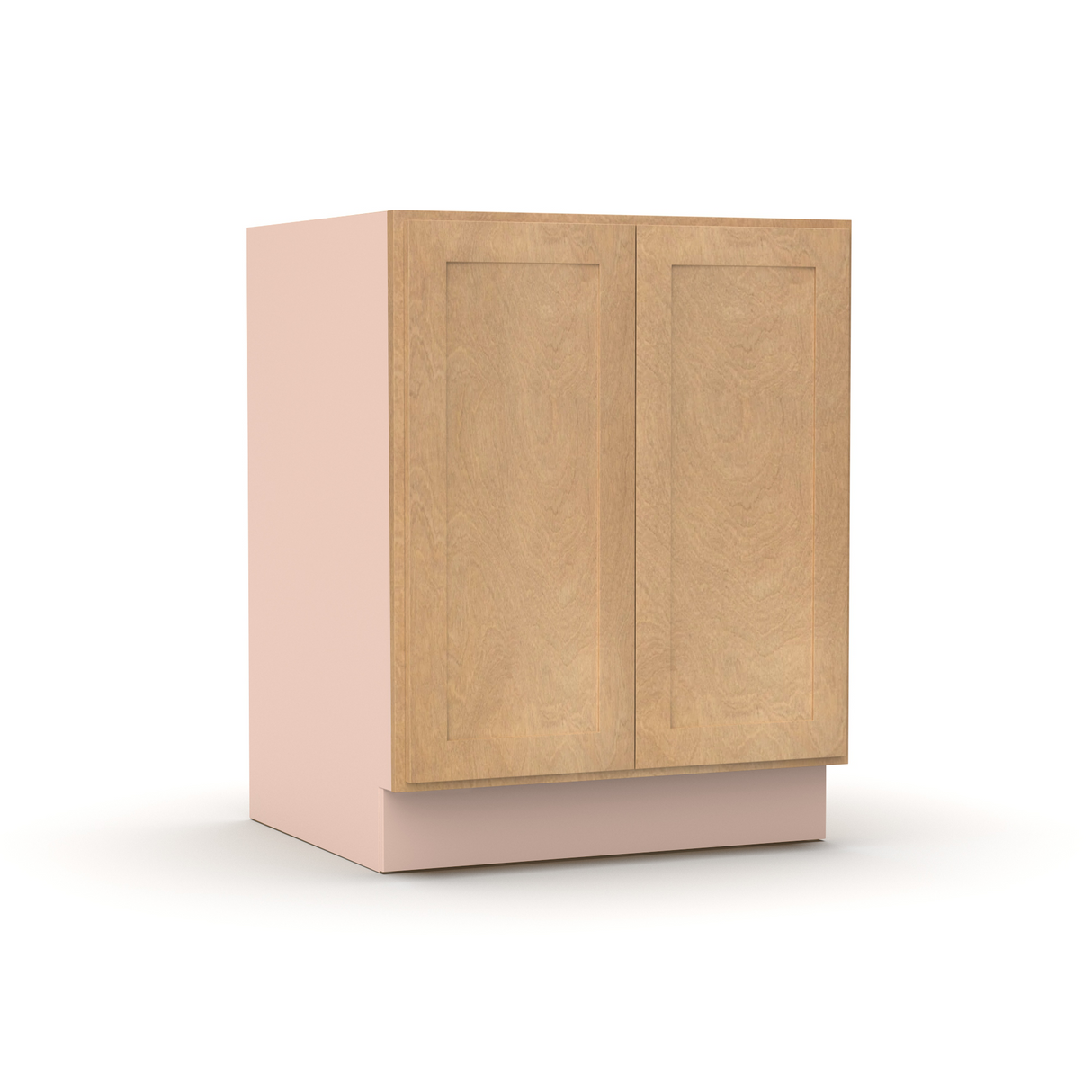 Liberty Shaker Karamel - 27 Inch Full Height Double Door Base Cabinet - 27" Width x 34.5" Height x 24" Depth