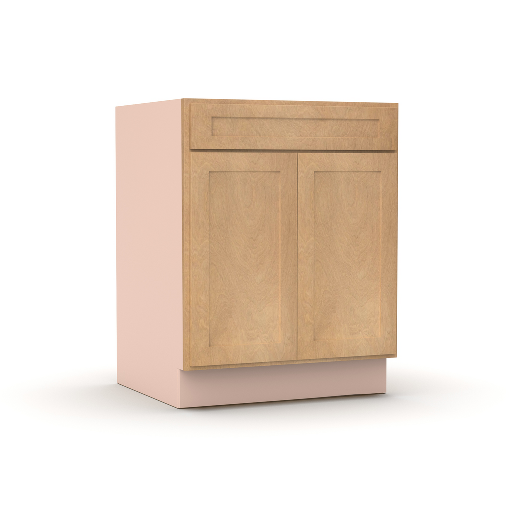Liberty Shaker Karamel - 27 Inch Double Door Base Cabinet - 27