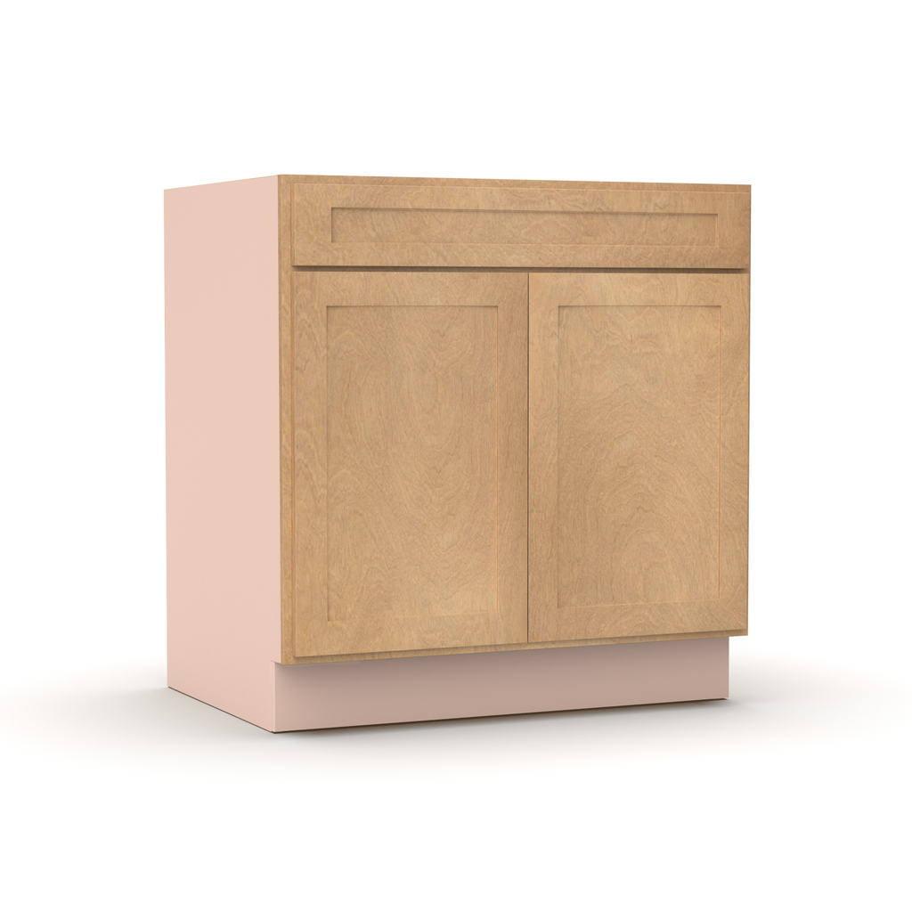 Liberty Shaker Karamel - 33 Inch Double Door Base Cabinet - 33