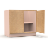 Liberty Shaker Karamel - 39 Inch Full Height Double Door Base Cabinet - 39" Width x 34.5" Height x 24" Depth
