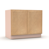 Liberty Shaker Karamel - 42 Inch Full Height Double Door Base Cabinet - 42" Width x 34.5" Height x 24" Depth