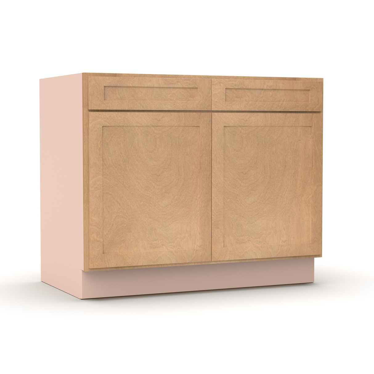 Liberty Shaker Karamel - 42 Inch Double Door Base Cabinet - 42" Width x 34.5" Height x 24" Depth