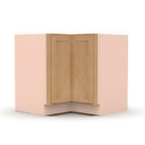Liberty Shaker Karamel - 36 Inch Square Corner Base Cabinet - 36" Width x 34.5" Height x 24" Depth