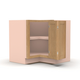 Liberty Shaker Karamel - 36 Inch Square Corner Base Cabinet - 36" Width x 34.5" Height x 24" Depth