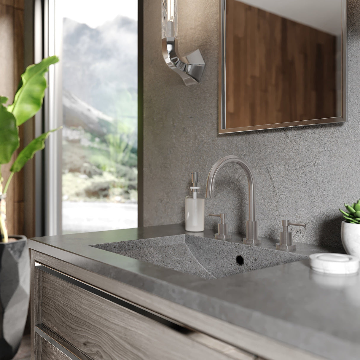 ZLINE Emerald Bay Bath Faucet in Brushed Nickel (EMBY-BF-BN)