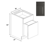 RTA Kitchen - Drawer Base Cabinets - 18 in W x 34.5 in H x 24 in D - BG