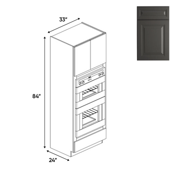 Kitchen - Tall - Double Oven Cabinets - 84 in H x 33 in W x 24 in D - BG - Pre Assembled