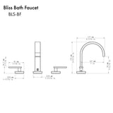 ZLINE Bliss Bath Faucet in Chrome (BLS-BF-CH)