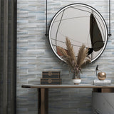 12 x 12 inch Mosaic Tile with Blue Color and Glossy Finish