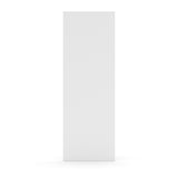 RTA - Liberty Shaker White - Base Side Finished Skin - 23.5"W x 34.5"H x 0.25"D
