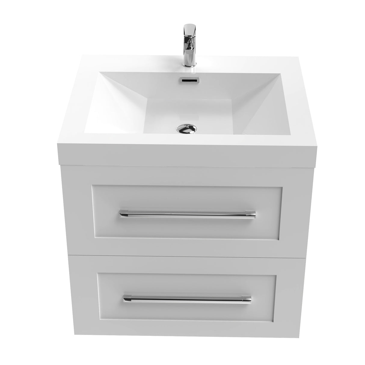 Eastpark Floating / Wall Mounted Bathroom Vanity with Acrylic Sink