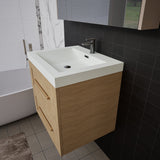 Eastpark Floating / Wall Mounted Bathroom Vanity with Acrylic Sink