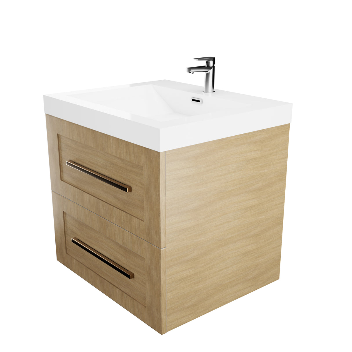 Eastpark Floating / Wall Mounted Bathroom Vanity with Acrylic Sink