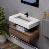 Alysa 36" Floating Bathroom Vanity Set with FLX16 Acrylic Sink