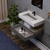 Alysa 36" Floating Bathroom Vanity Set with FLX16 Acrylic Sink