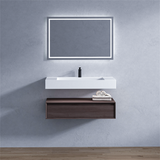 Alysa 42" Floating Bathroom Vanity Set with FLX16 Acrylic Sink