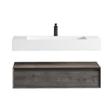 Alysa 42" Floating Bathroom Vanity Set with FLX16 Acrylic Sink