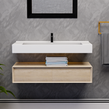 Alysa 48" Floating Bathroom Vanity Set with FLX16 Acrylic Single Sink Top