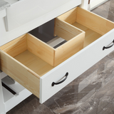 37" Bathroom Vanity in White With Sink - Premium Farmington Family