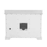48" Rhoda Freestanding White Solid Wood Bathroom Vanity with Natural Carrara White Marble Sink Top with 4 In. Backsplash