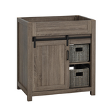 30" Farm Barn Freestanding Solid Wood Antique Brown Bathroom Vanity Cabinet Without Top