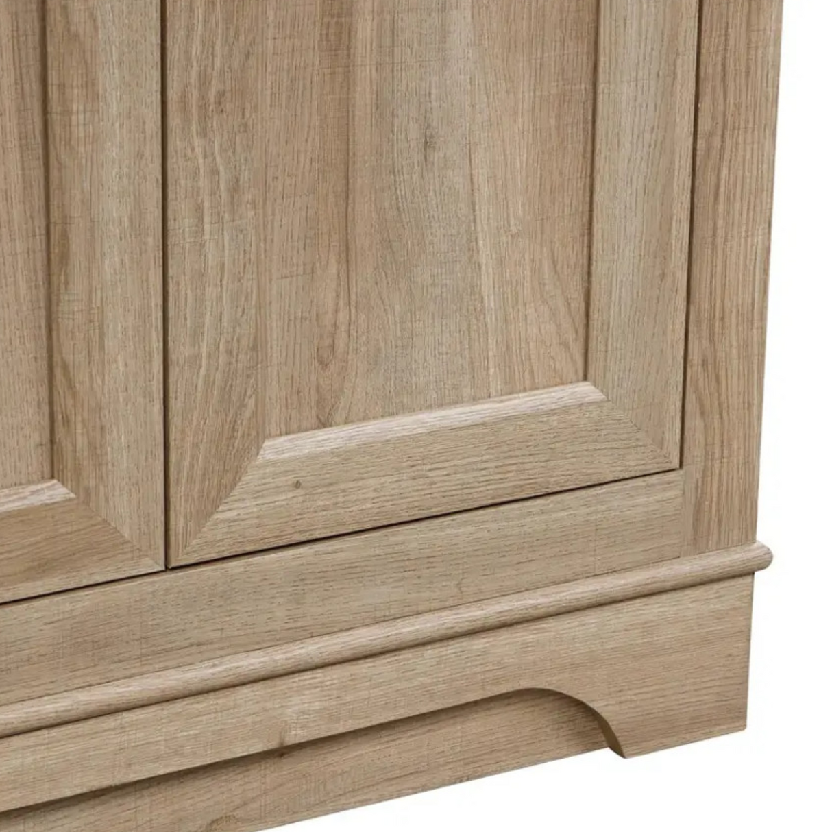 48" Retford Freestanding Solid Wood Bathroom Vanity With Carrara White Engineered Stone Sink Top & 4 In. Backsplash in Light wooden finish