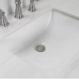 36" Hollister Vanity Combo In Light Gray With Sintered Stone Top