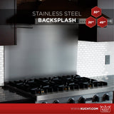 36 in. Black Slpash Stainless Steel