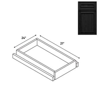 RTA - Elegant Shaker Black - Base Roll Out Tray - 20