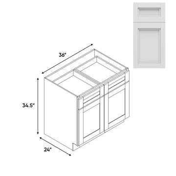 RTA - Havana Blanco - Base Cabinet with 2 Door 2 Drawer 1 Shelf - 36