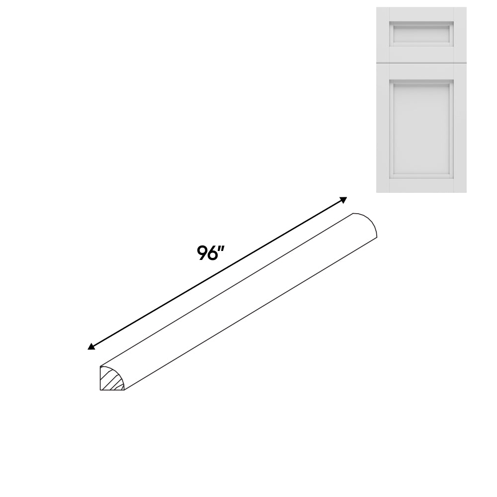 RTA - Havana Blanco - 96"L - Quarter Round - 96"W x 0.75"H x 0.75"D - HAB-QR8