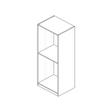 Arctic White Closets - 30" Base Closet - 30" Width x 84" Height x 25" Depth