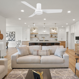 FORMOSA 44 In 3 Blade Smart Ceiling Fan With Integrated LED Lights With Pull Chain