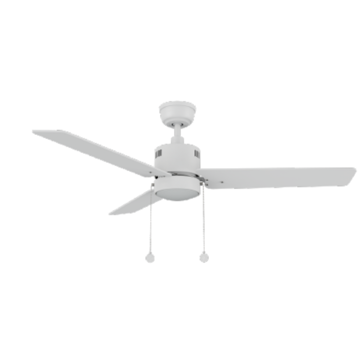 APEX 52 In 3 Blade Smart Ceiling Fan With Integrated LED Lights With Pull Chain