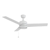 ASCOTT 52 In 3 Blade Smart Ceiling Fan Without  LED  Lights With Pull Chain