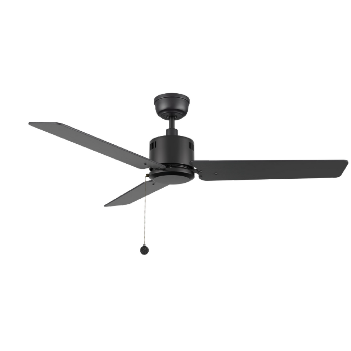 APEX 52 In 3 Blade Smart Ceiling Fan Without  LED  Lights With Pull Chain